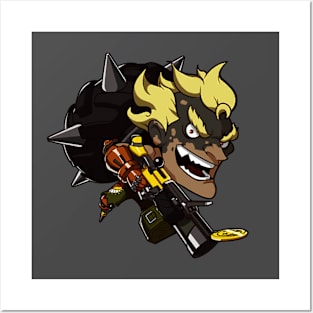 Junkrat Cute Spray - Overwatch Posters and Art